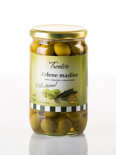 Grüne Oliven ohne Stein 660g