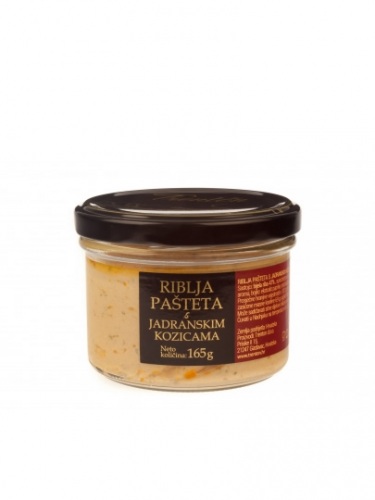 Fischpastete mit adriatischen Garnelen 165 gr.