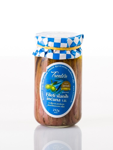 Sardellenfilets in nativen Olivenöl 212 gr.