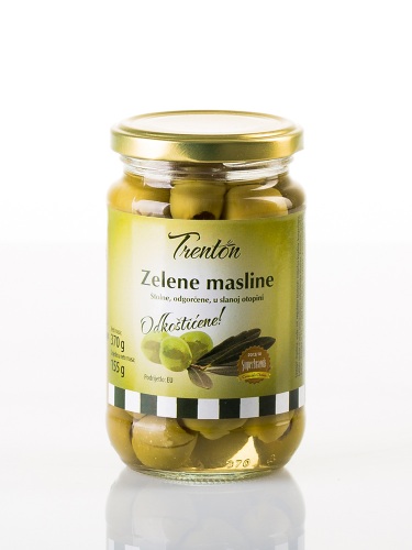 Grüne Oliven ohne Stein 370g